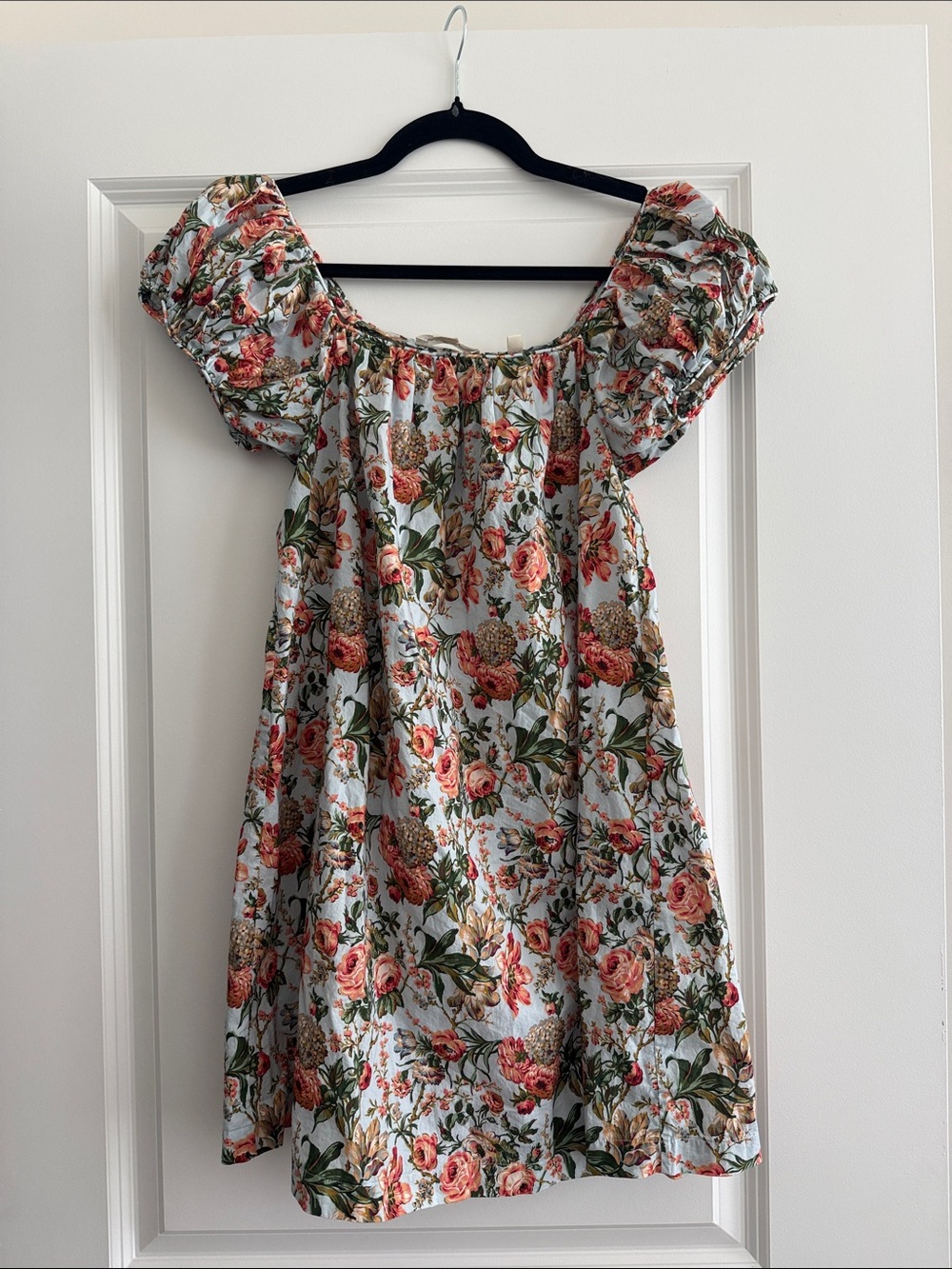 Doen Julia Floral Cotton Mini Dress